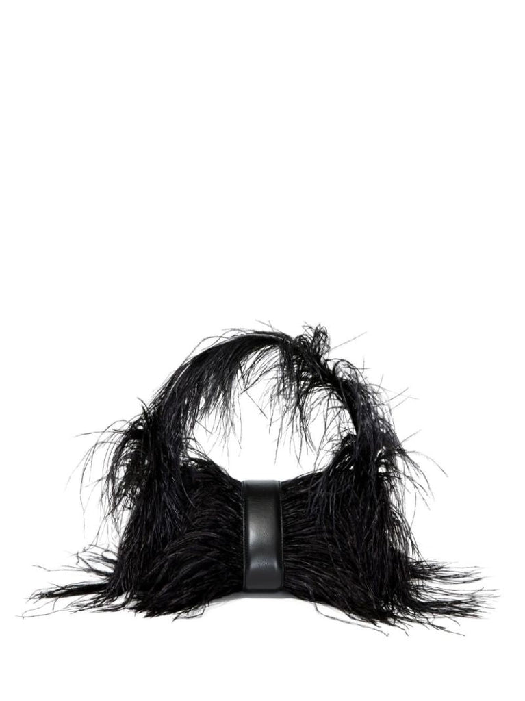 Black Park Feather Shoulder Bag