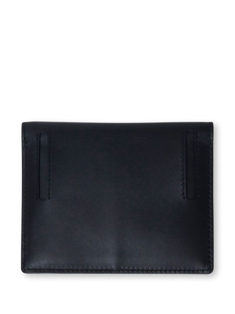 Black Removable-pouch Leather Belt Bag