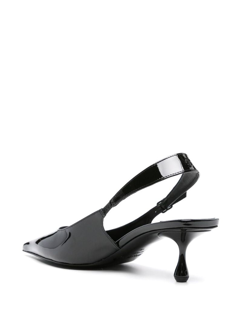 Black Amel 50 Leather Pumps