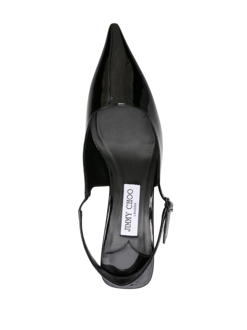 Black Amel 50 Leather Pumps