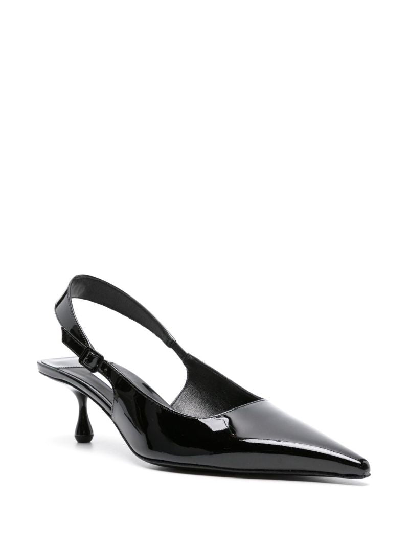 Black Amel 50 Leather Pumps