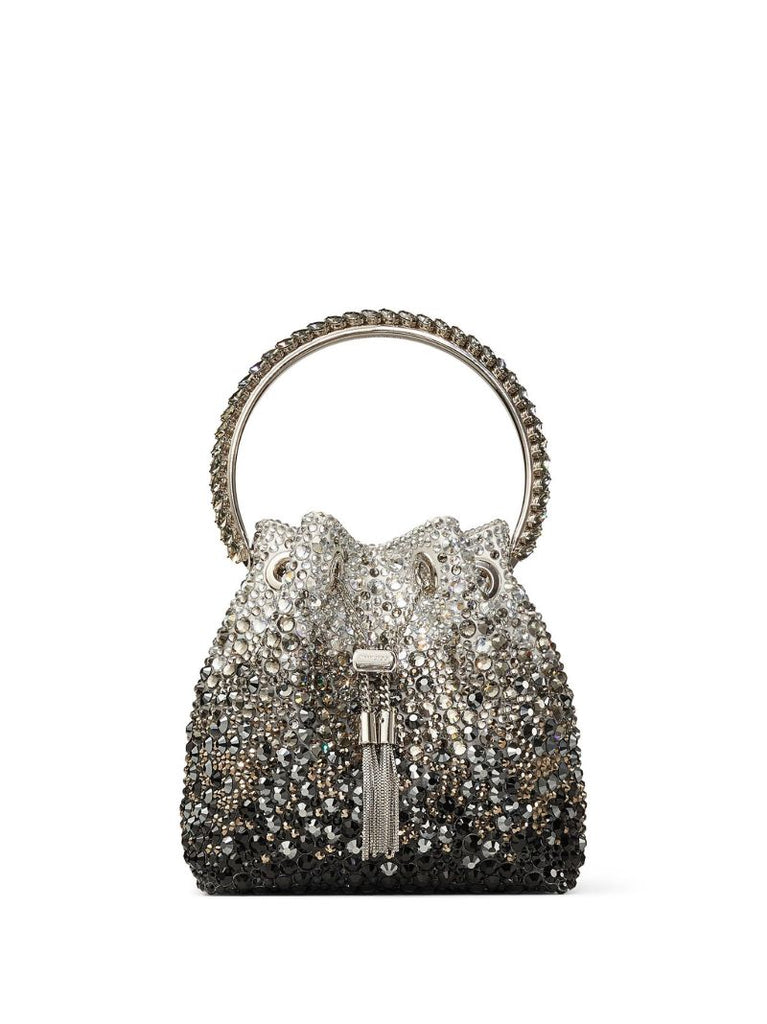 Black Bon Bon Crystal-embellished Bag