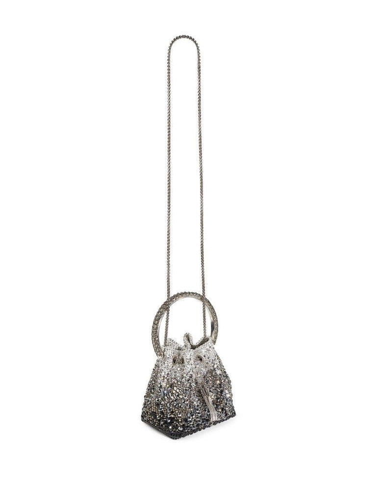 Black Bon Bon Crystal-embellished Bag
