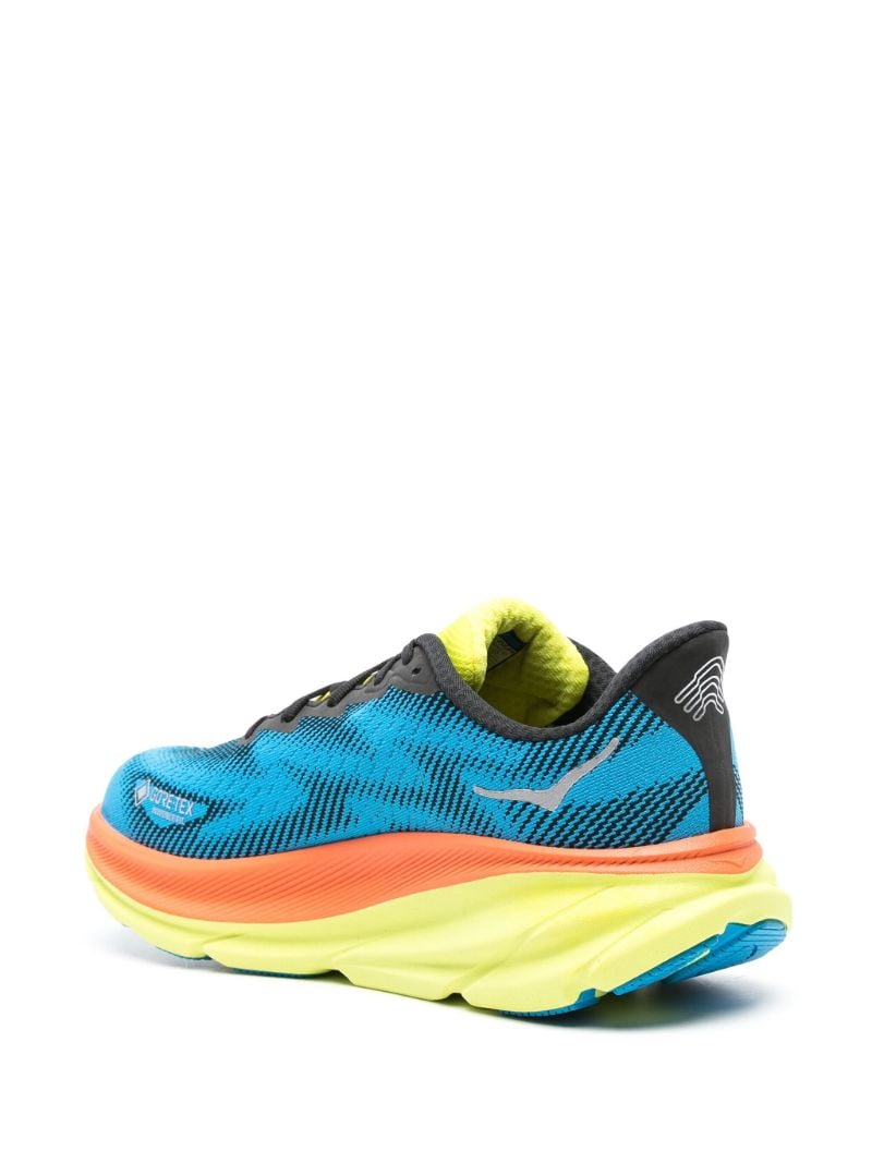 Blue Clifton 9 Gore-tex Jacquard Sneakers