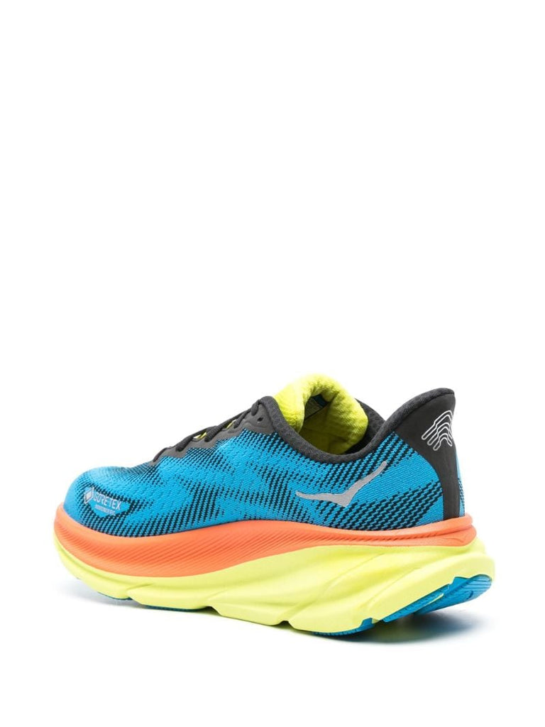 Blue Clifton 9 Gore-tex Jacquard Sneakers