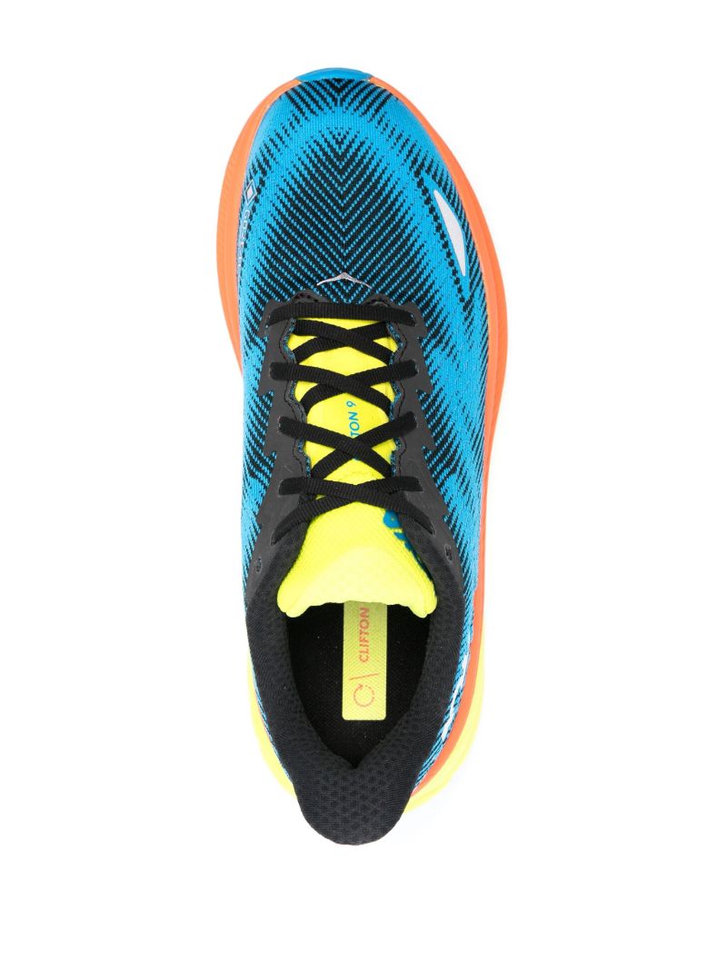 Blue Clifton 9 Gore-tex Jacquard Sneakers