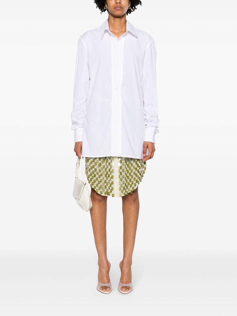 White Teverdi Cotton-poplin Shirt
