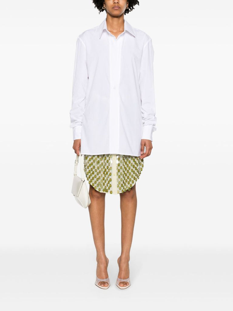 White Teverdi Cotton-poplin Shirt