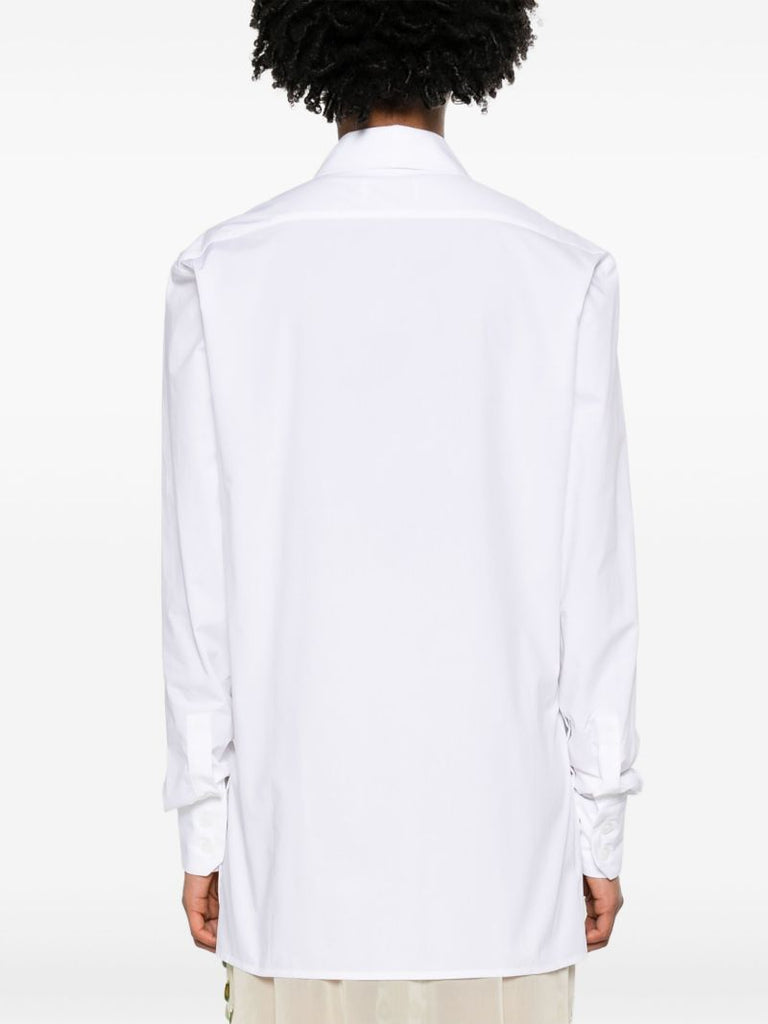 White Teverdi Cotton-poplin Shirt