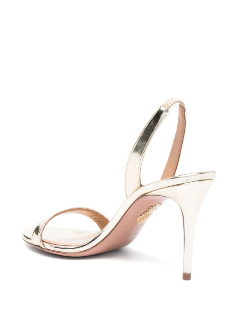 Gold So Nude 85 Leather Sandals