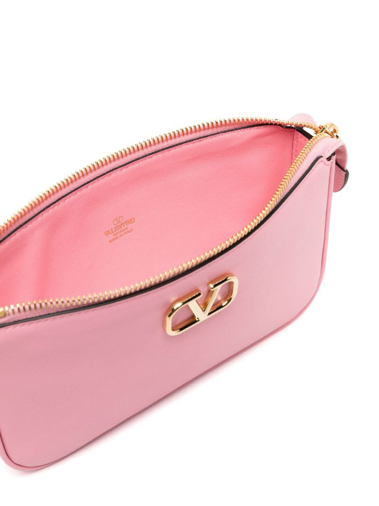 Pink Mini Vlogo Signature Crossbody Bag