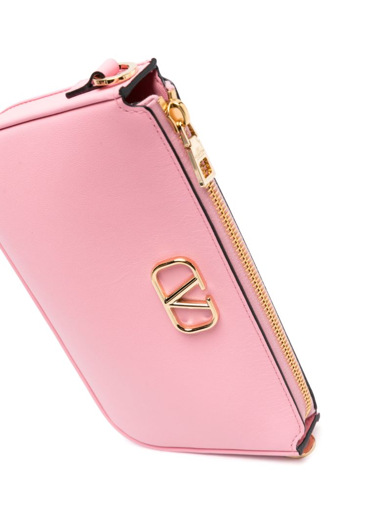 Pink Mini Vlogo Signature Crossbody Bag