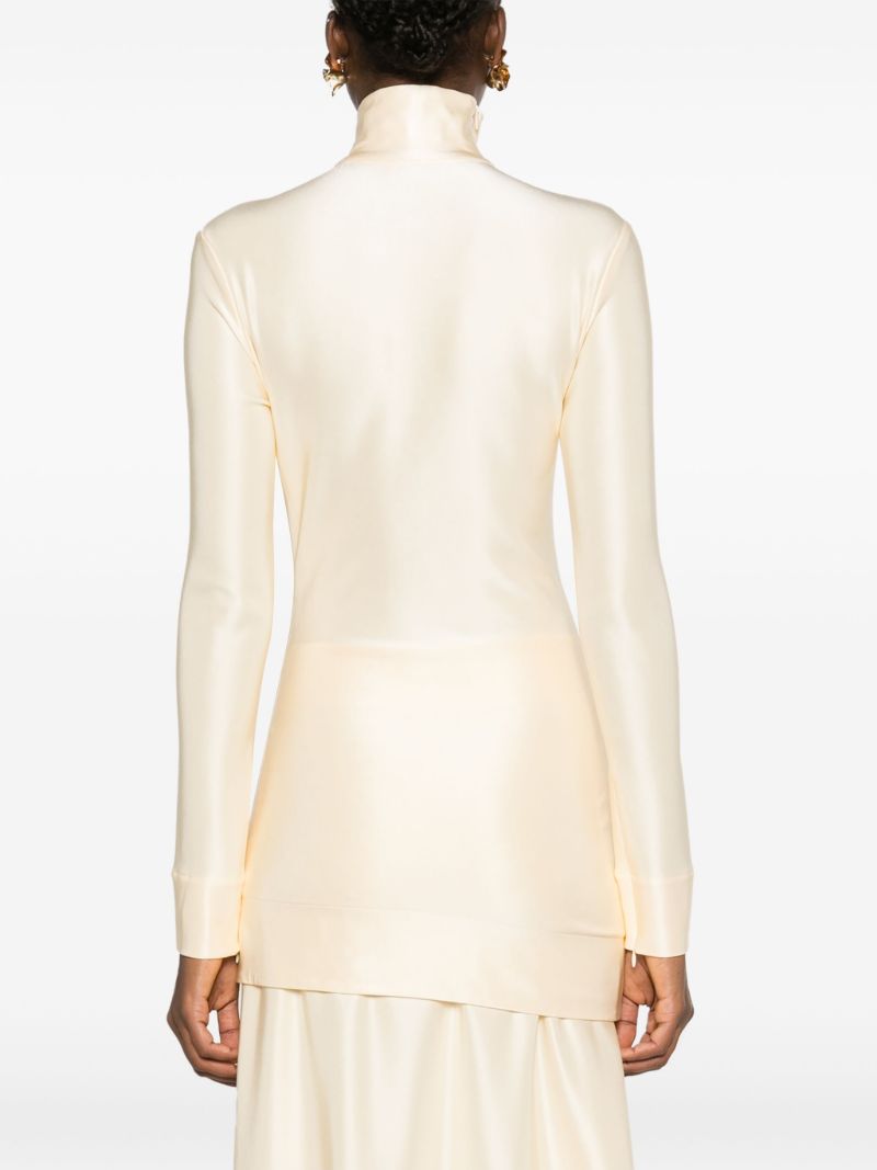 Neutral High-neck Top