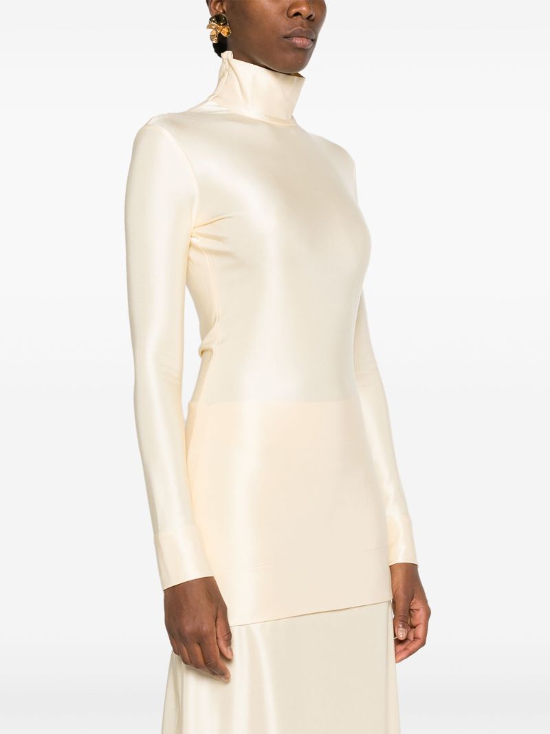 Neutral High-neck Top