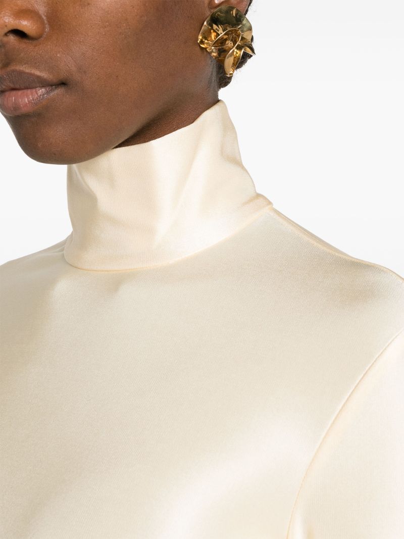 Neutral High-neck Top