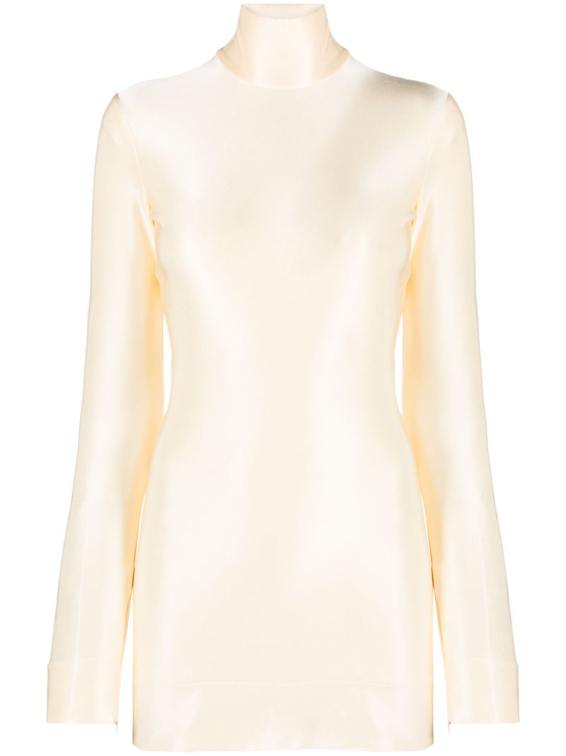 Neutral High-neck Top