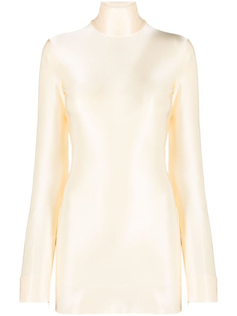 Neutral High-neck Top