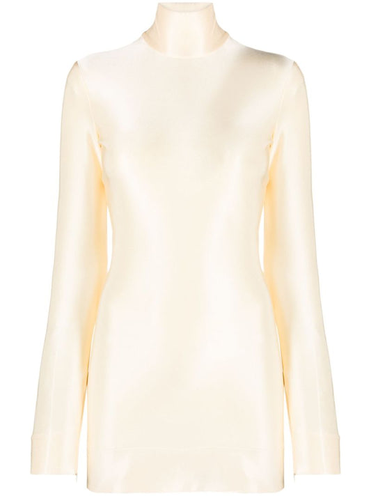 Neutral High-neck Top