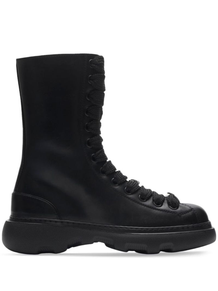Black Ranger Leather Boots