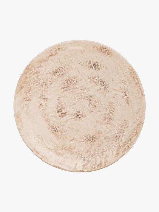 Neutral Tradition Ceramic Plate