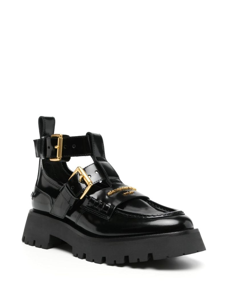 Black Carter 40 Leather Boots