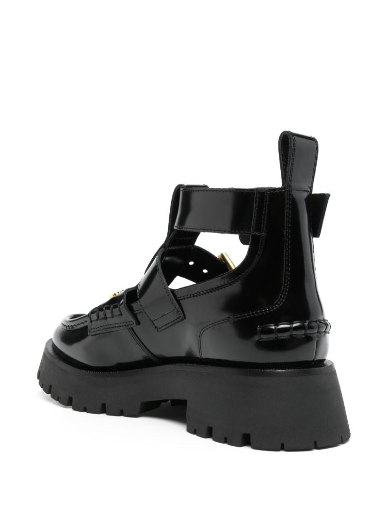 Black Carter 40 Leather Boots
