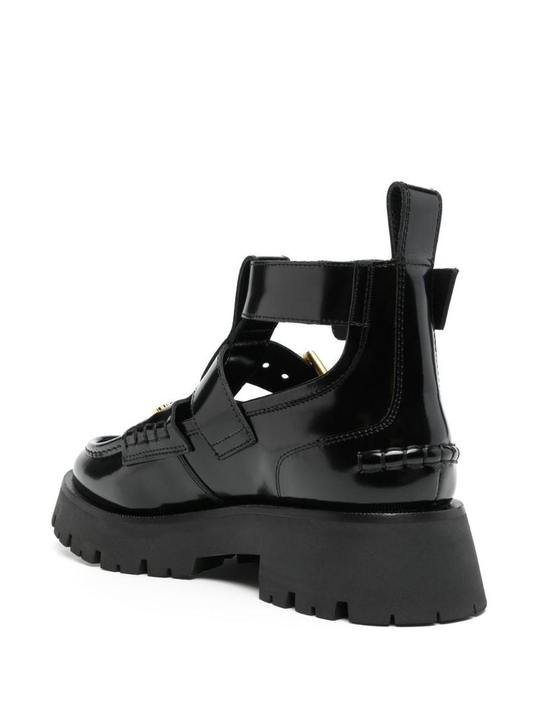 Black Carter 40 Leather Boots