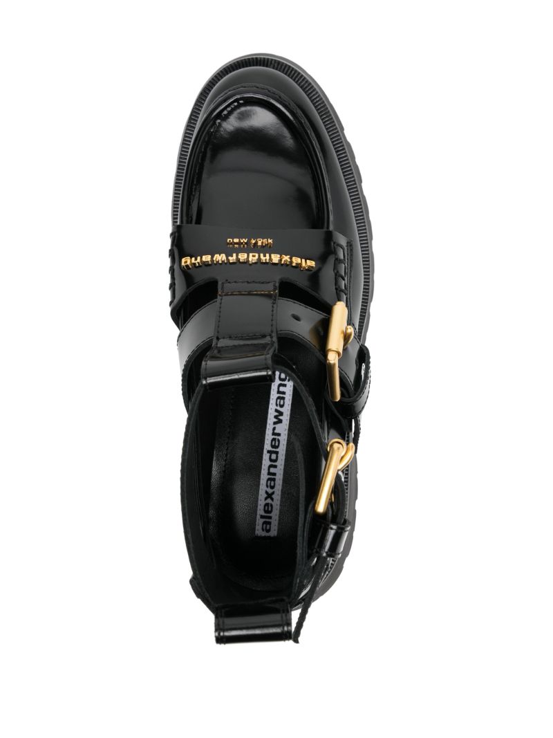 Black Carter 40 Leather Boots