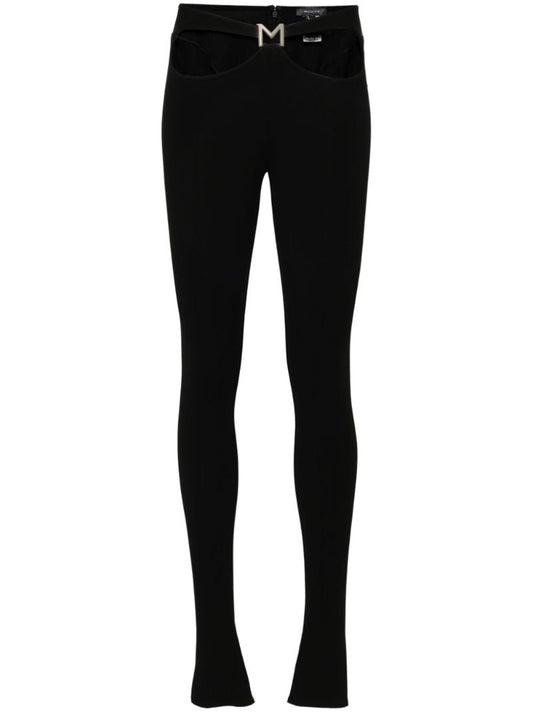 Black Cut-out Leggings