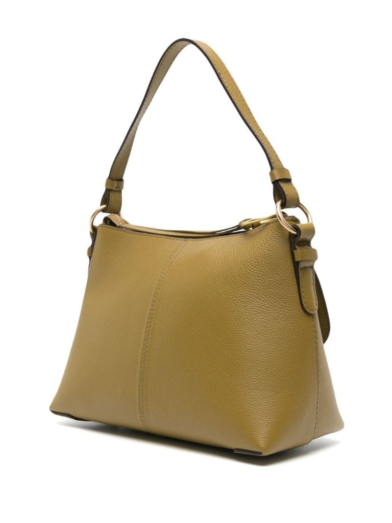 Green Small Joan Leather Crossbody Bag