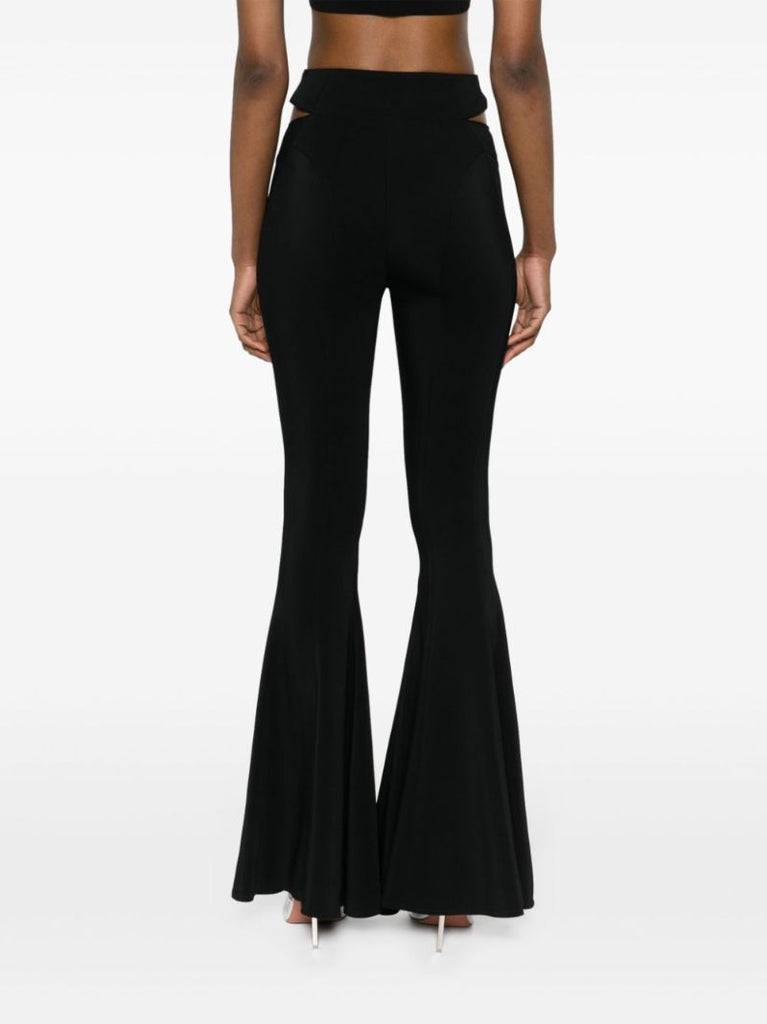 Black Cut-out Tailoring Trousers