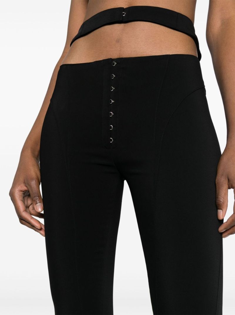 Black Cut-out Tailoring Trousers