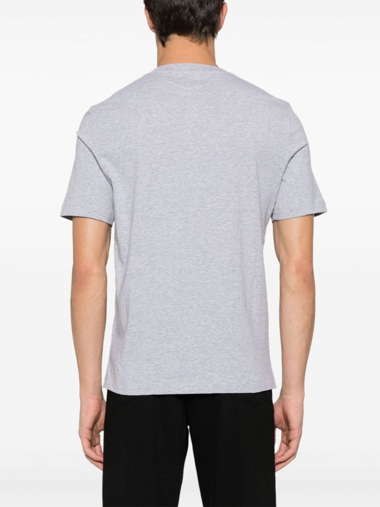 Grey Logo-print Cotton T-shirt