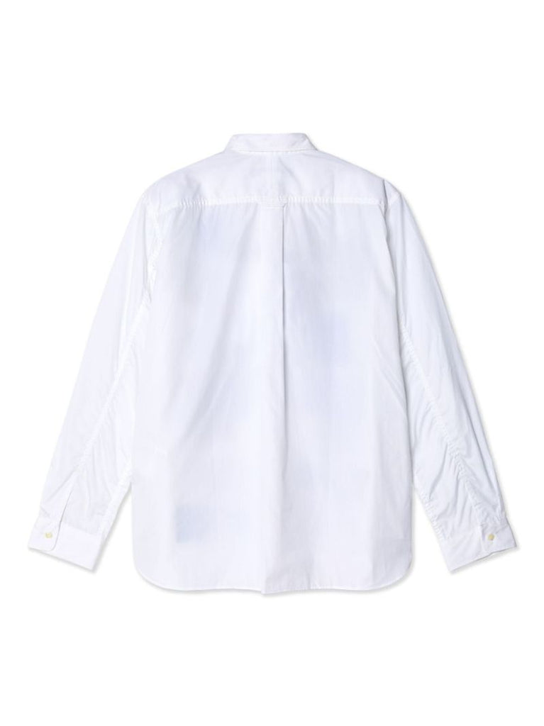 White Patchwork Cotton Shirt