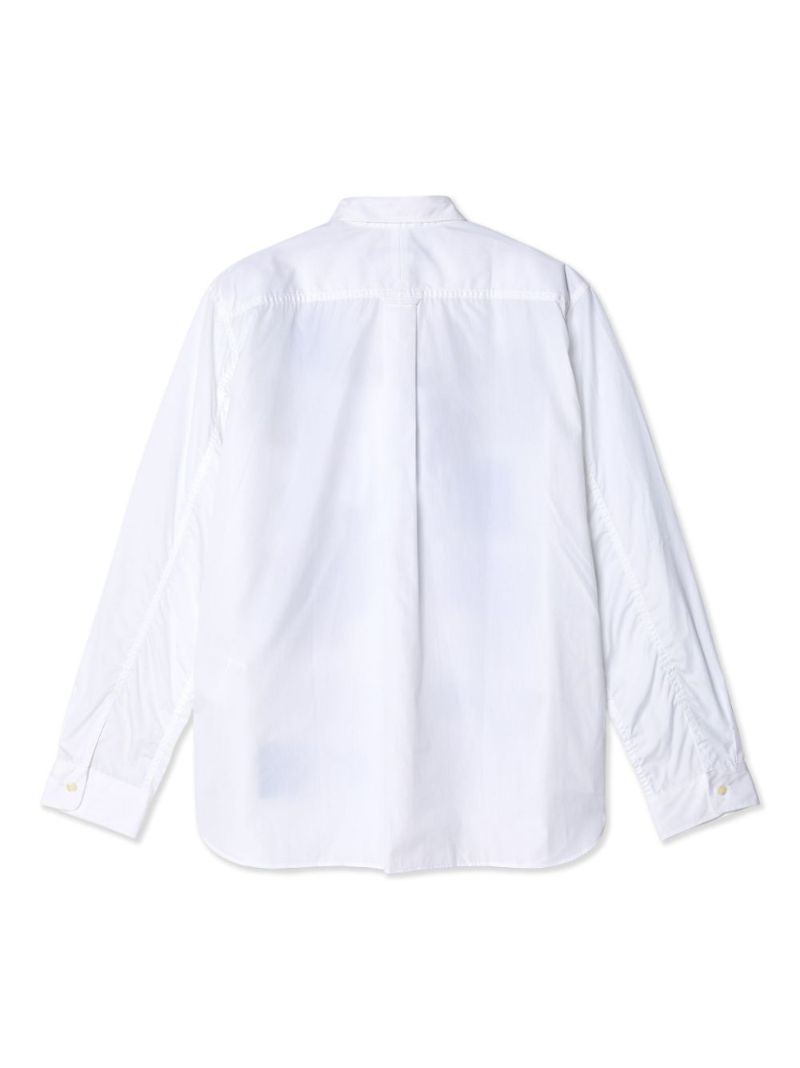 White Patchwork Cotton Shirt