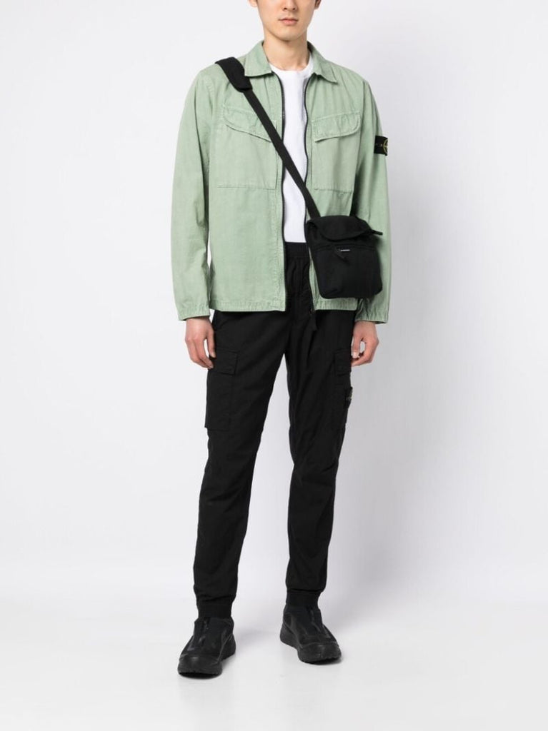 Black 31303 Tapered Cargo Trousers