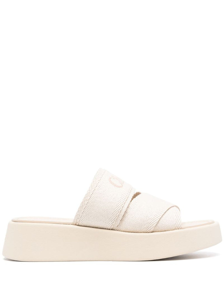 Mila Logo-embroidered Sandals