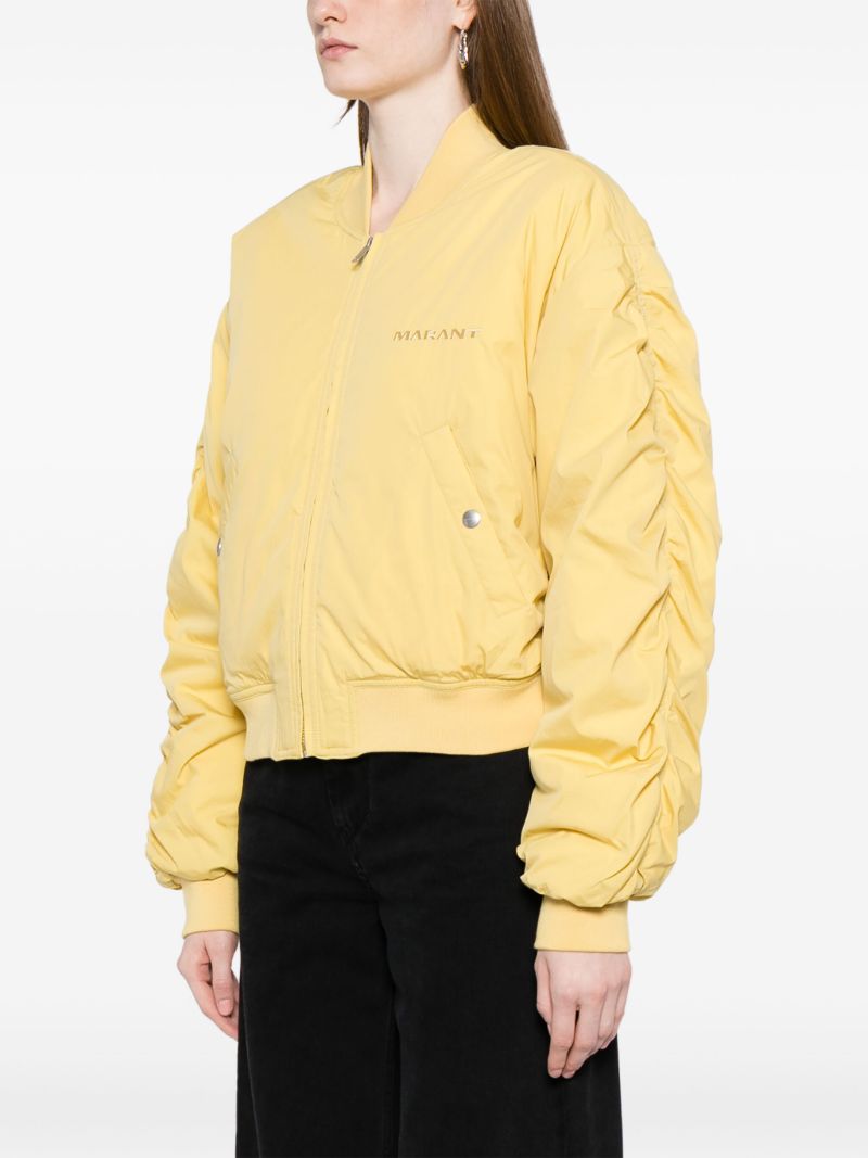 Yellow Bessime Bomber Jacket