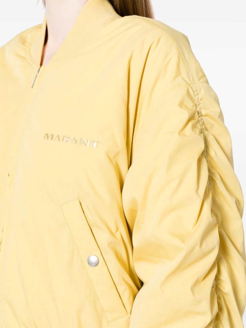 Yellow Bessime Bomber Jacket