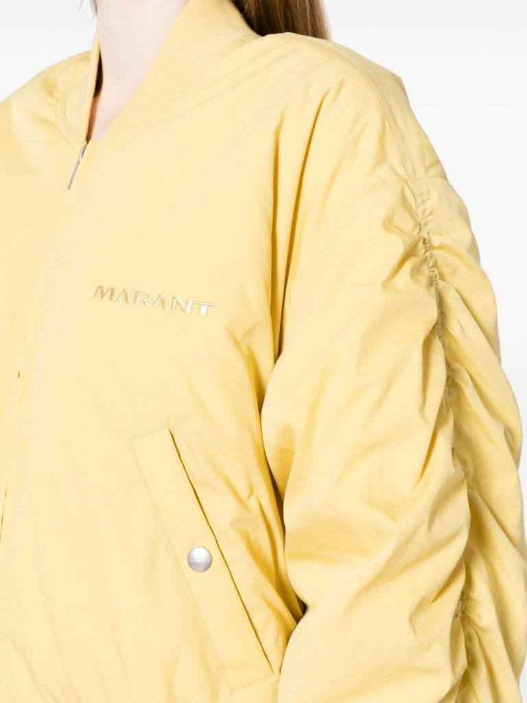 Yellow Bessime Bomber Jacket
