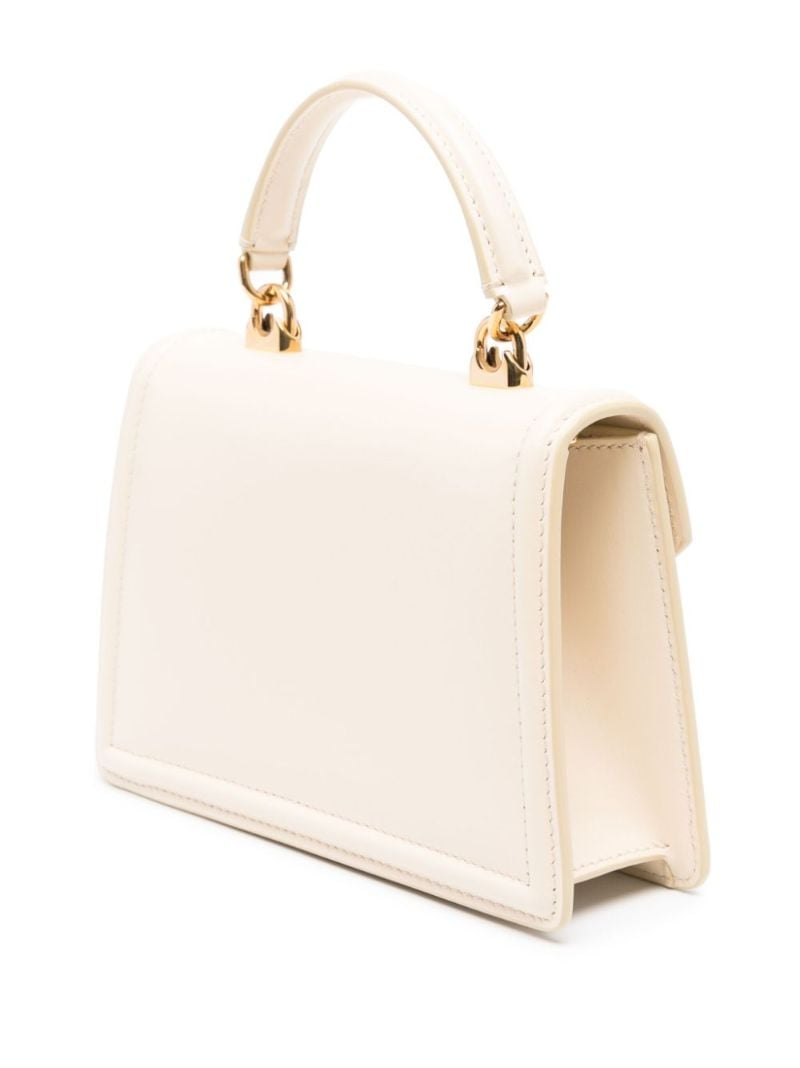 Neutral Devotion Small Leather Top-handle Bag
