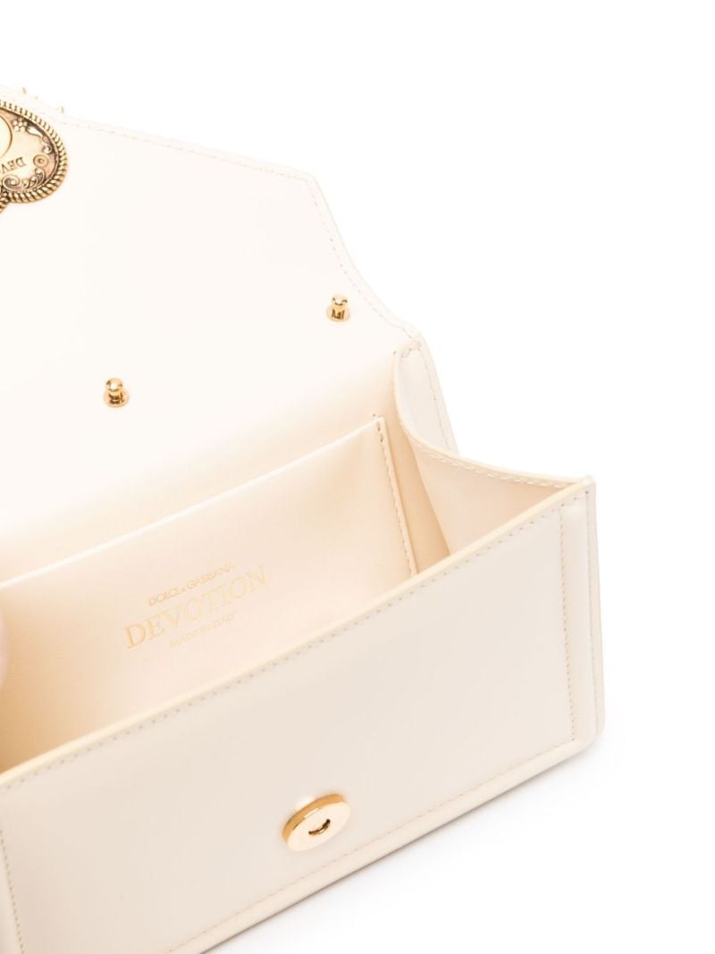 Neutral Devotion Small Leather Top-handle Bag