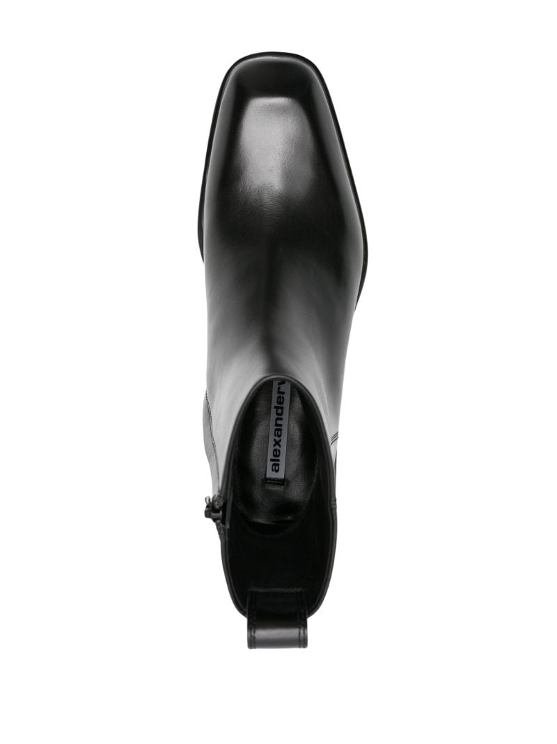 Black Throttle 35 Leather Boots
