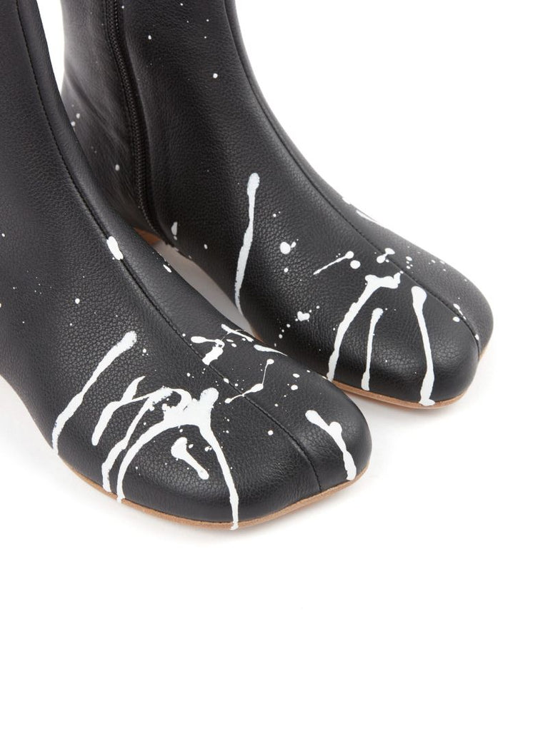 Black Anatomic Leather Ankle Boots