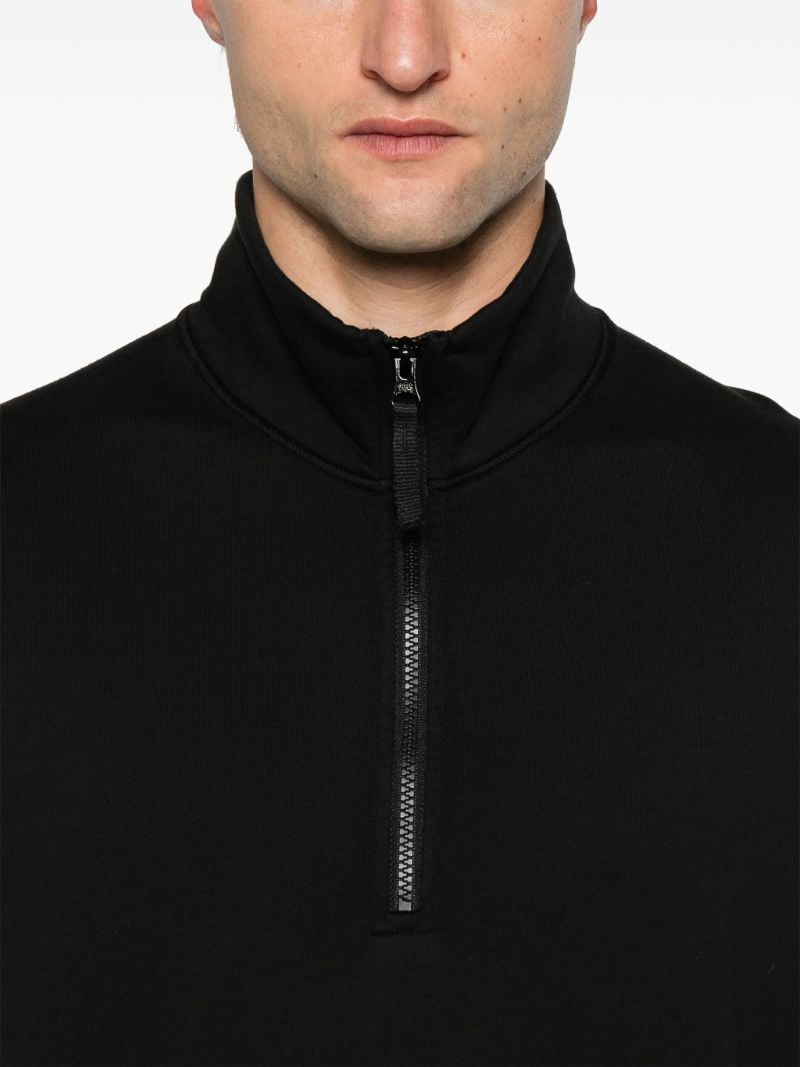 Black Compass-patch Sweatshirt