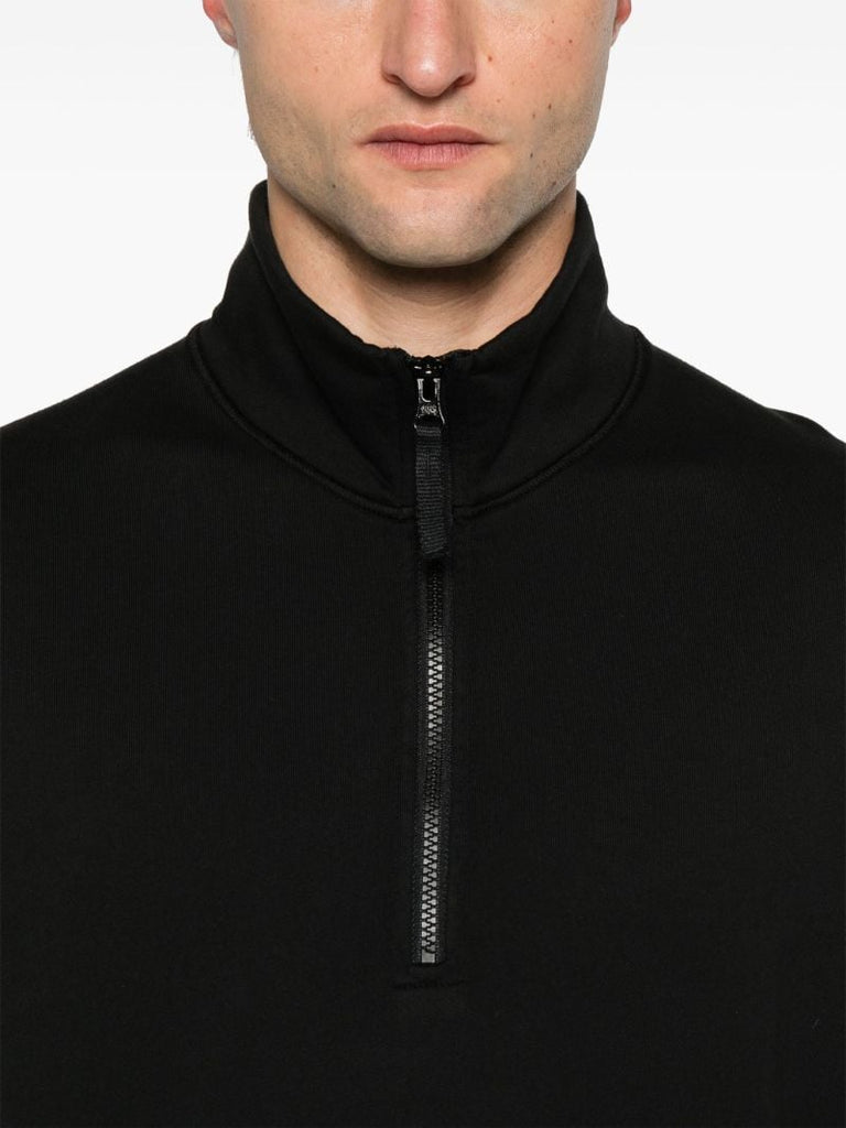 Black Compass-patch Sweatshirt