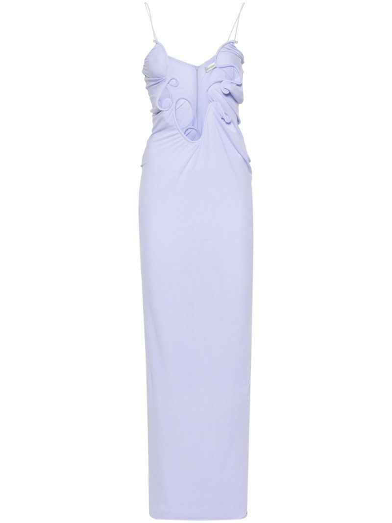 Blue Molded Venus Sculpted Gown