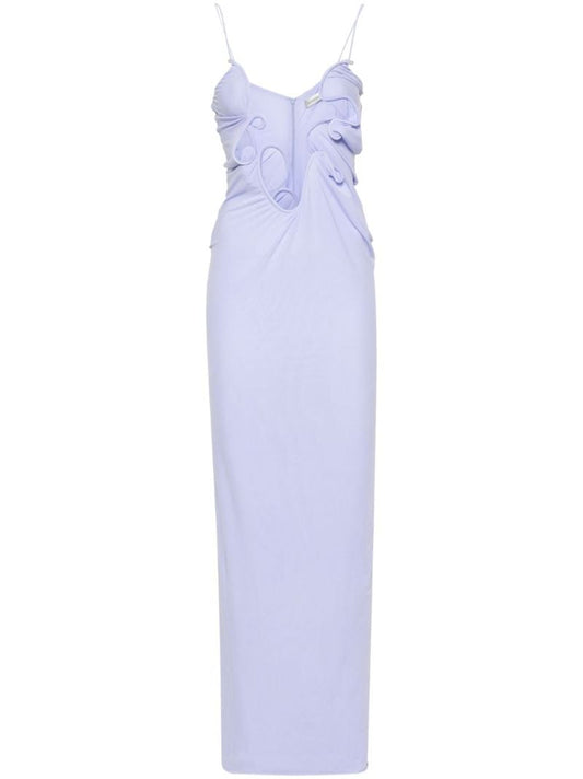 Blue Molded Venus Sculpted Gown