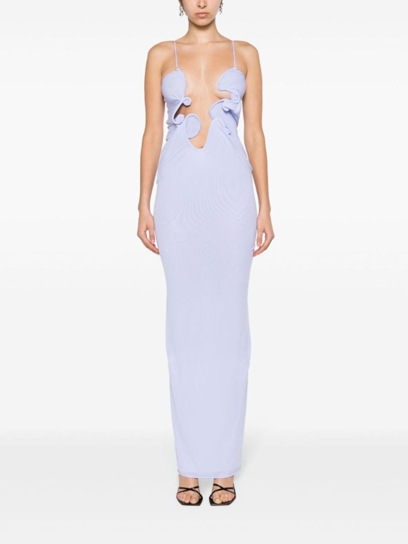 Blue Molded Venus Sculpted Gown