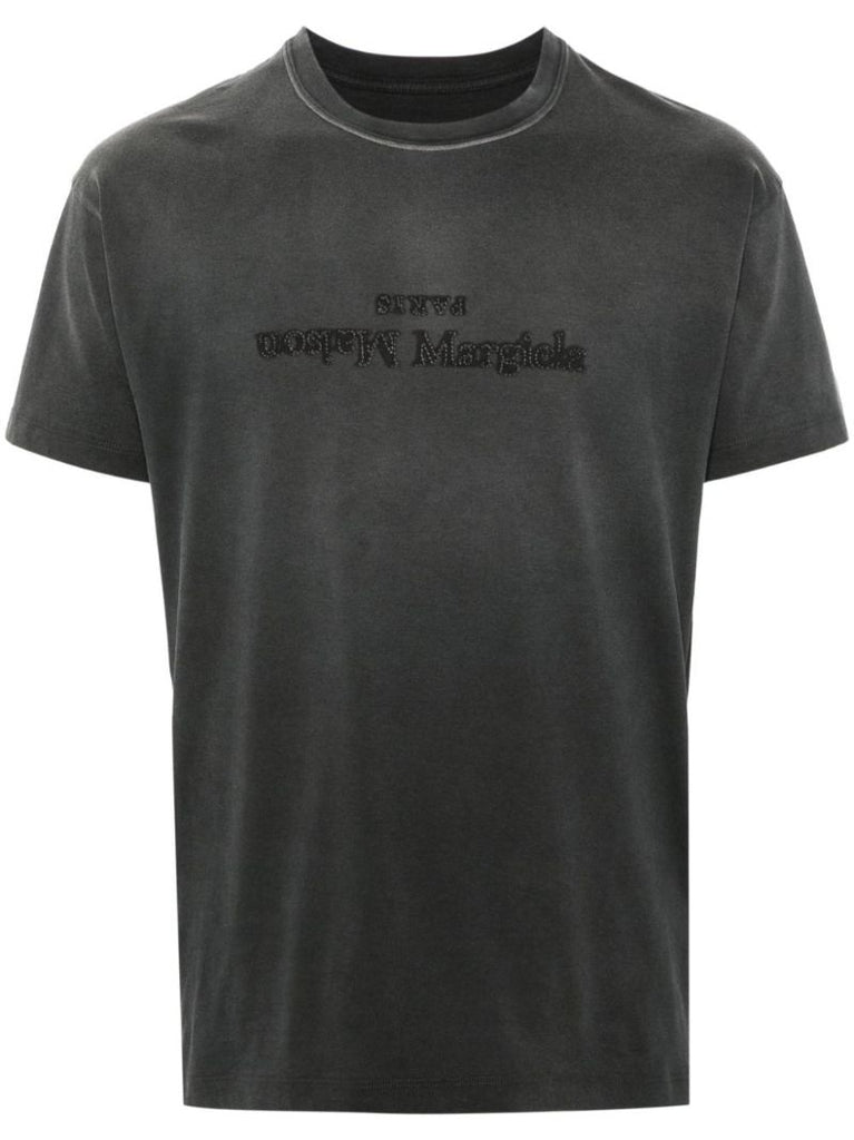 Grey Reverse Cotton T-shirt